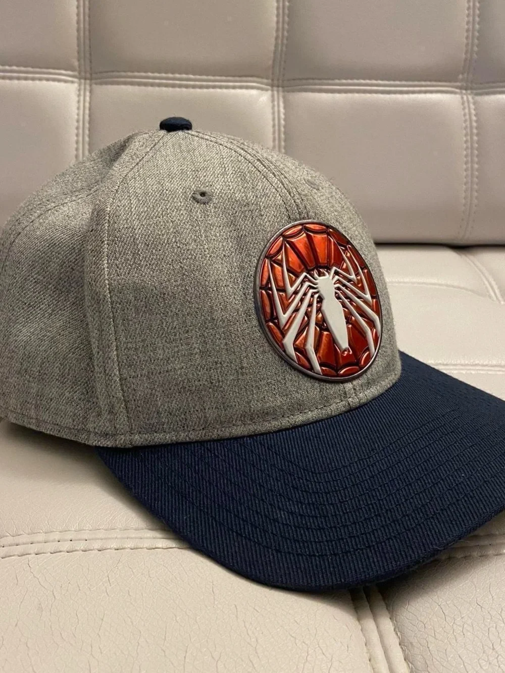 Youth Spider-Man Grey and Blue Hat